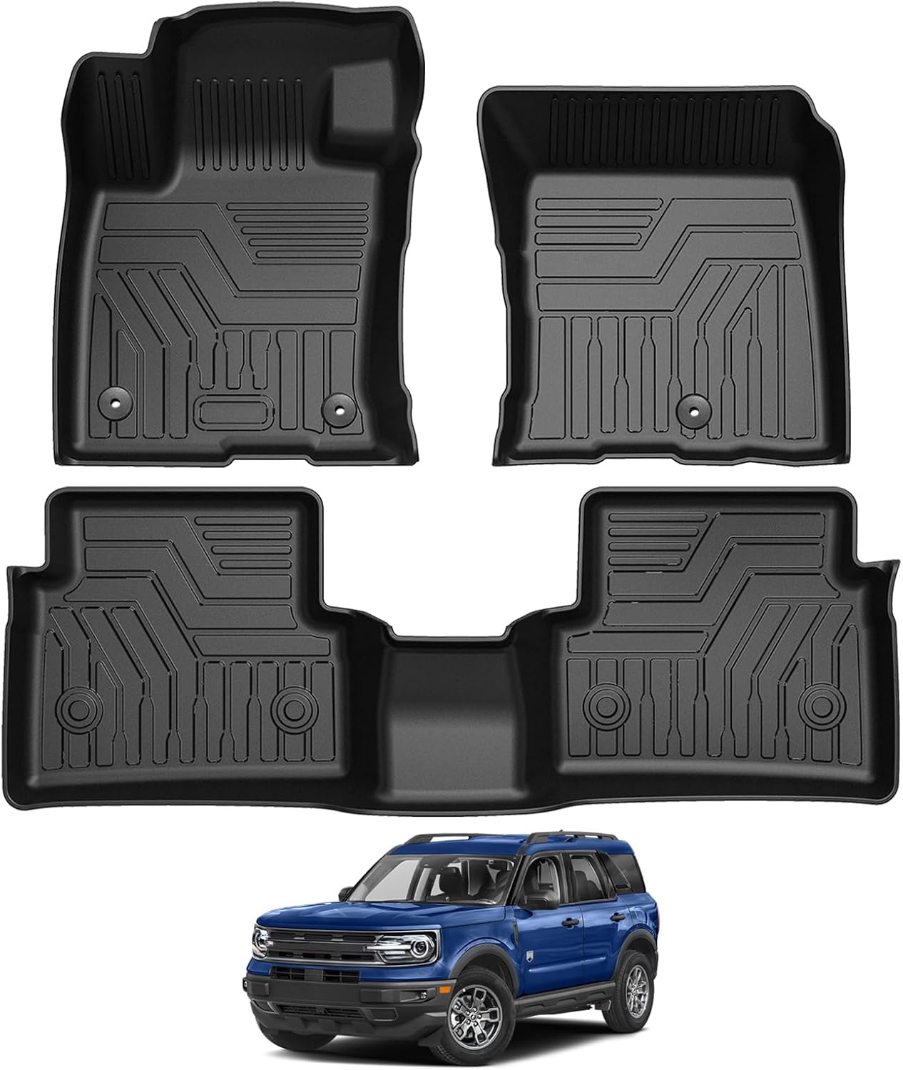 Alfombrillas piso Ford Bronco Sport TPE antiderrap