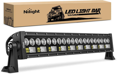 Barra luz LED 22" doble fila 15000lm