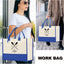 Bolsa tote canvas reutiliz. para mujer y niña