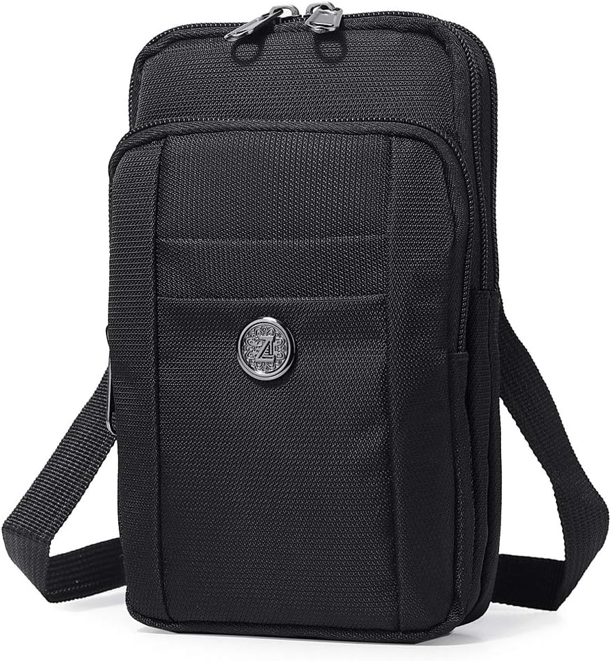 Bolsa Crossbody Impermeable de Nailon para Teléfono y Pasaporte