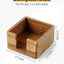 Soporte notas adhesivas madera acacia escritorio