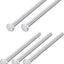 Tornillos hex M8 acero inox 304 5uds totalmente roscado plateado