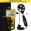 Anemometro HVAC Medidor CFM Velocidad Aire Con Luz