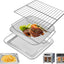 Set 3 pzas freidora aire acero alimenticio Emeril Lagasse