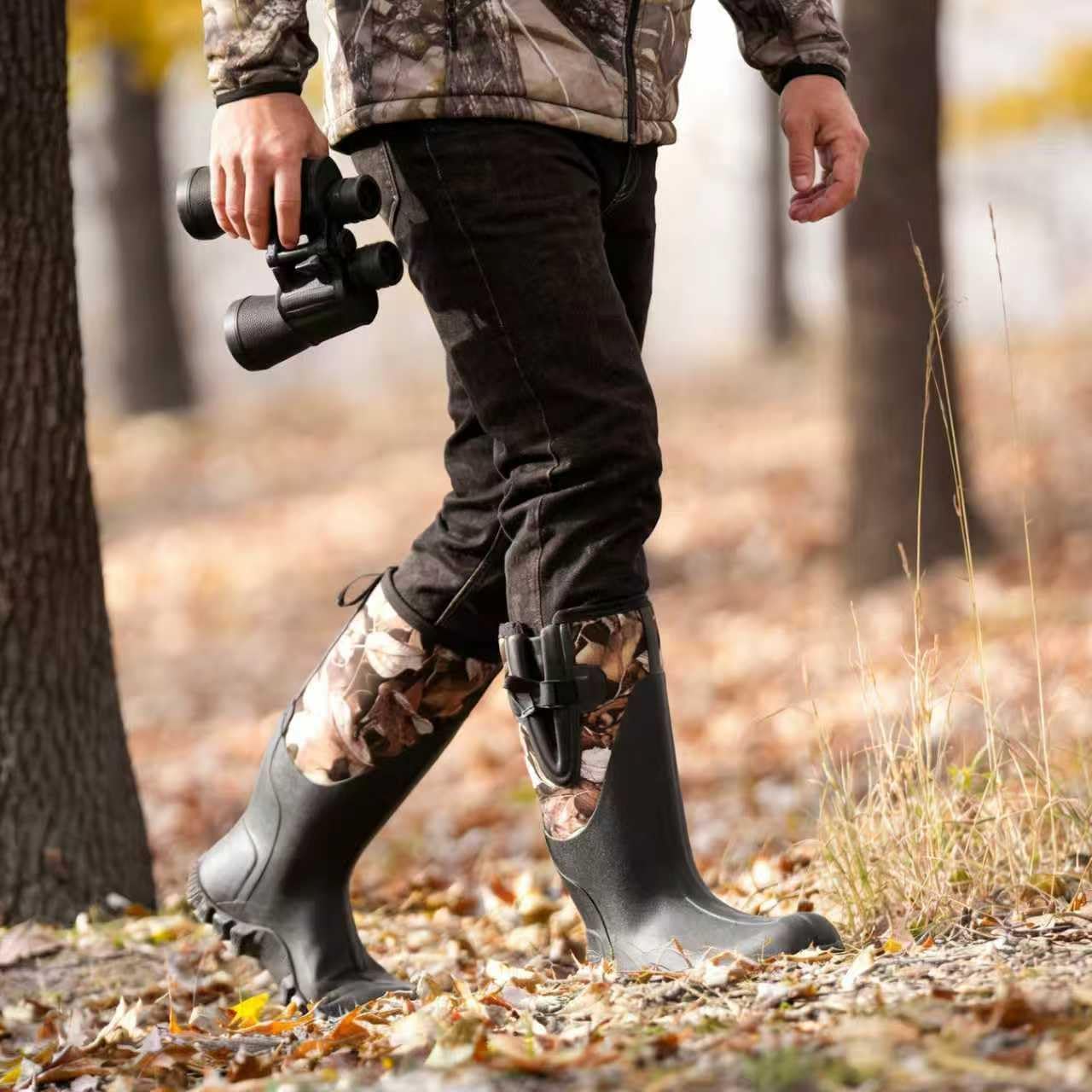 Botas goma impermeables para hombre lodo trabajo