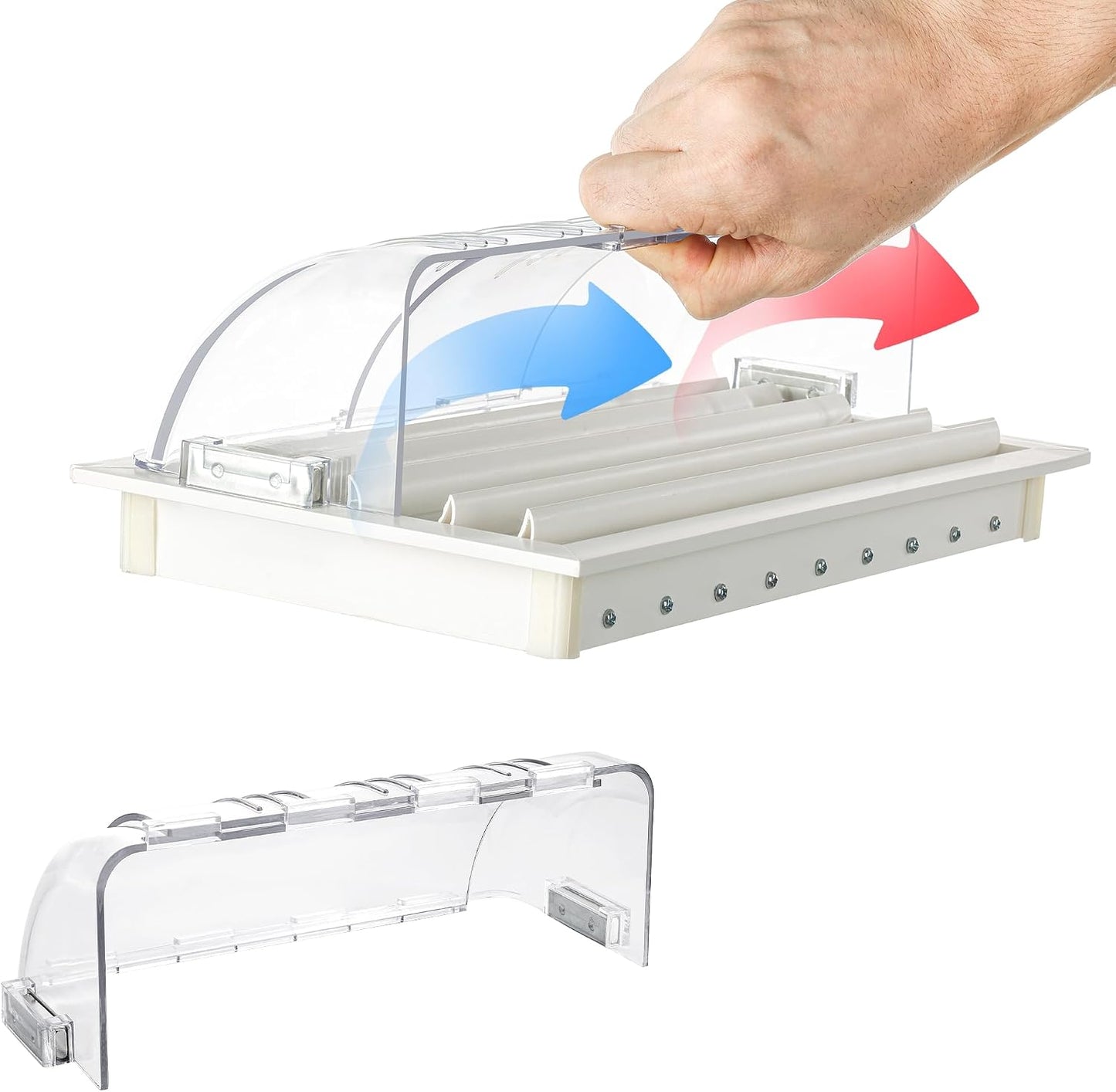 Deflector magnético ventilación ajustable 8-15pulg pack 2