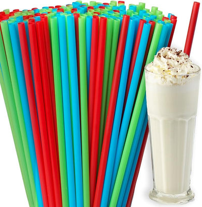 Pajitas gigantes multicolores pack 250 para fiestas