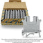 Bloques terminal riel din uk-5n 800v 24-10awg 0.157pulg