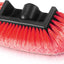 Cabezal cepillo lavado auto 10" suave para detalles rojo