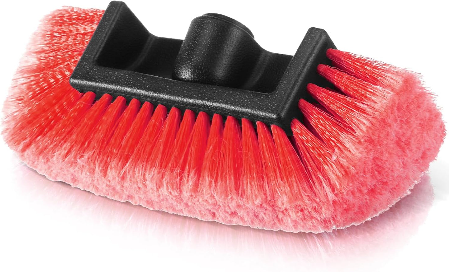 Cabezal cepillo lavado auto 10" suave para detalles rojo