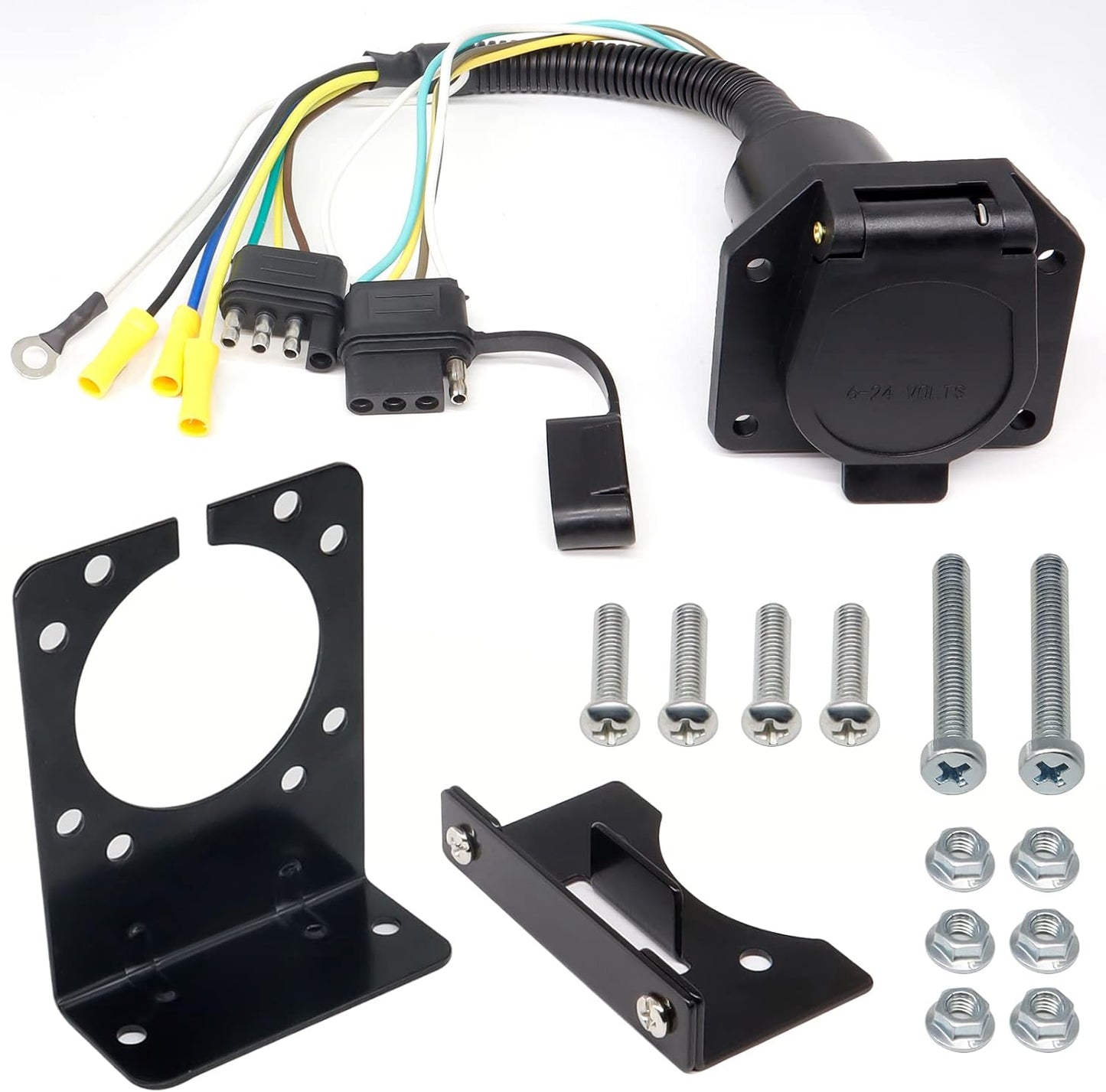 Conector múltiple 4 vías a 7 vías para remolque
