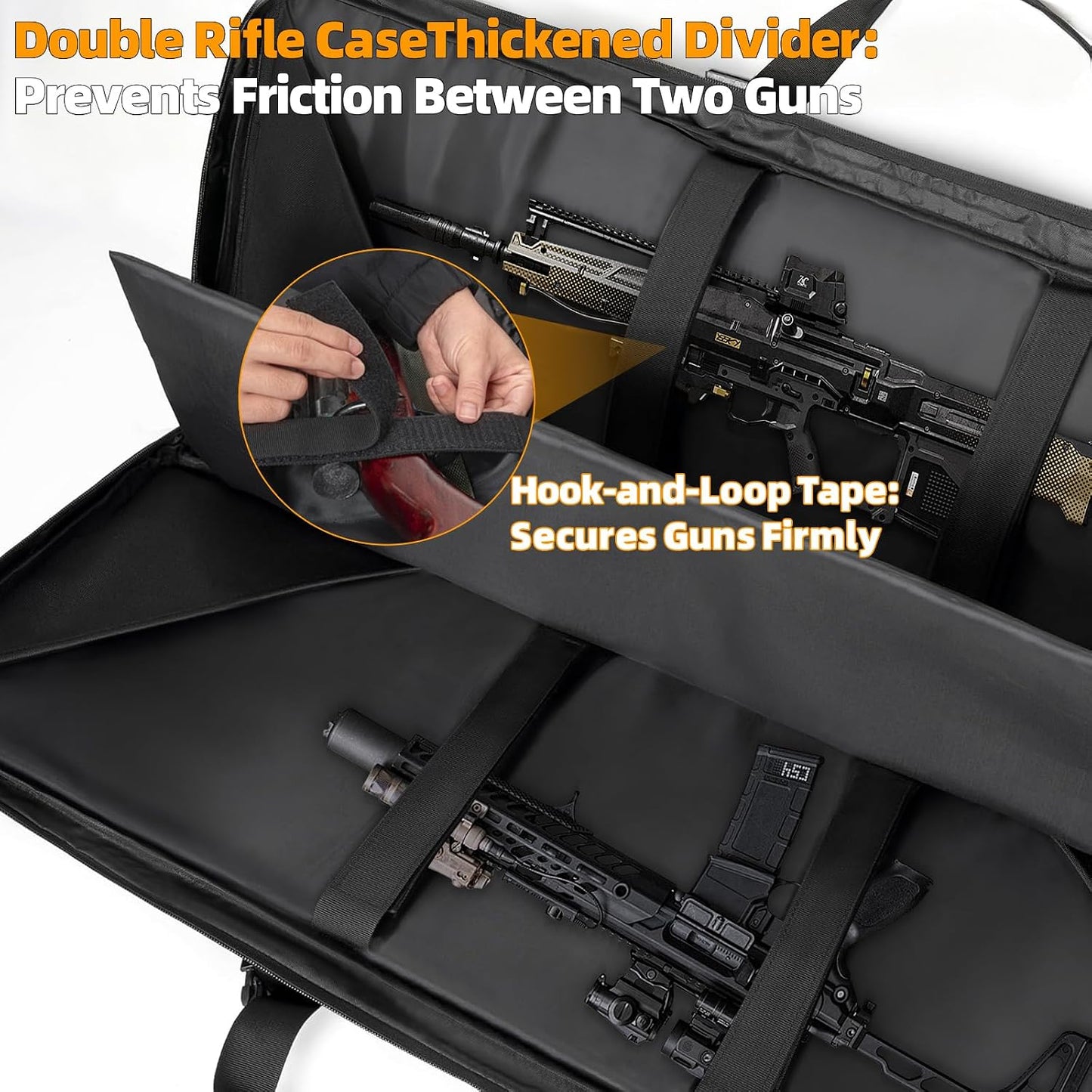 Funda suave doble para rifles 30-55"