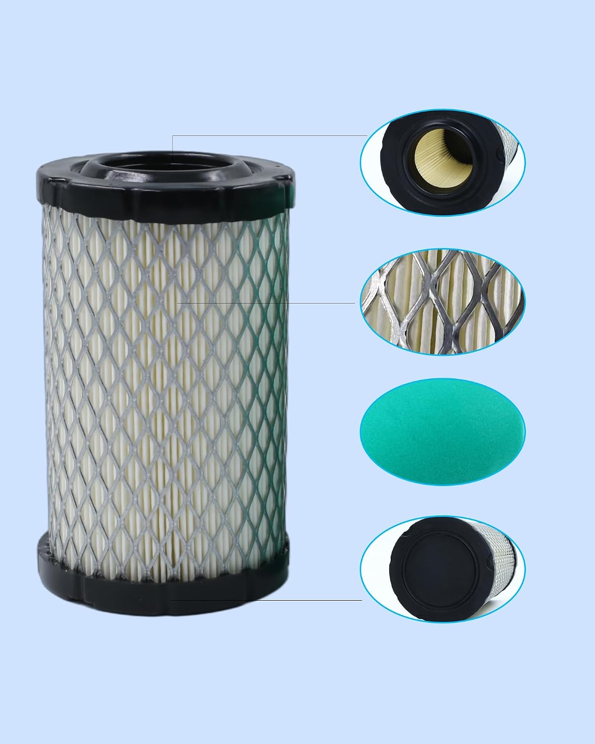 Filtro aire comp B&S Troy Bilt Pony 4uds