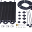 Enfriador aceite universal 5/16pulg 6 pases aluminio negro