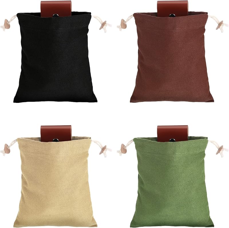 Bolsa forrajeo 4uds lona encerada plegable caza