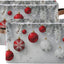 Cesta Navidad copos nieve bolsa plegable para ropa