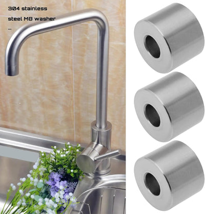 8 Pzas Junta M8 Acero Inox 0.323x0.787pulg