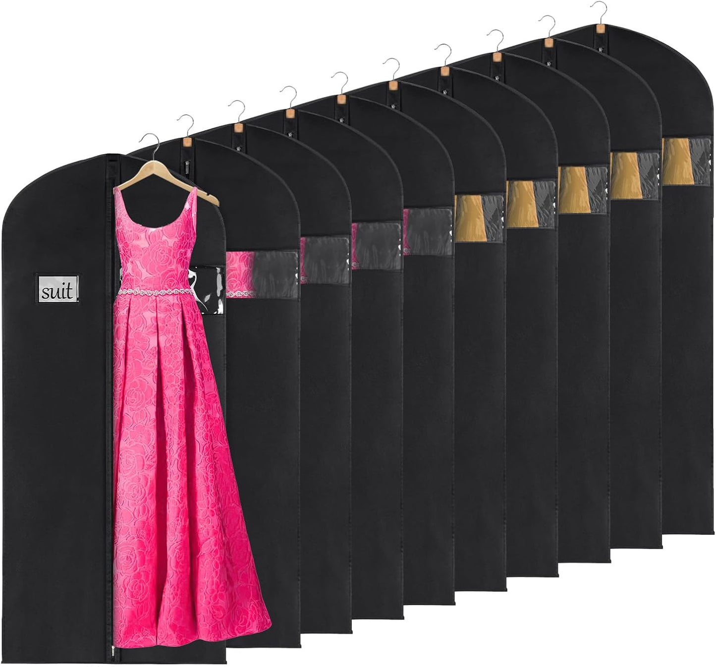 Bolsas vestir 60" para vestidos largos set 10