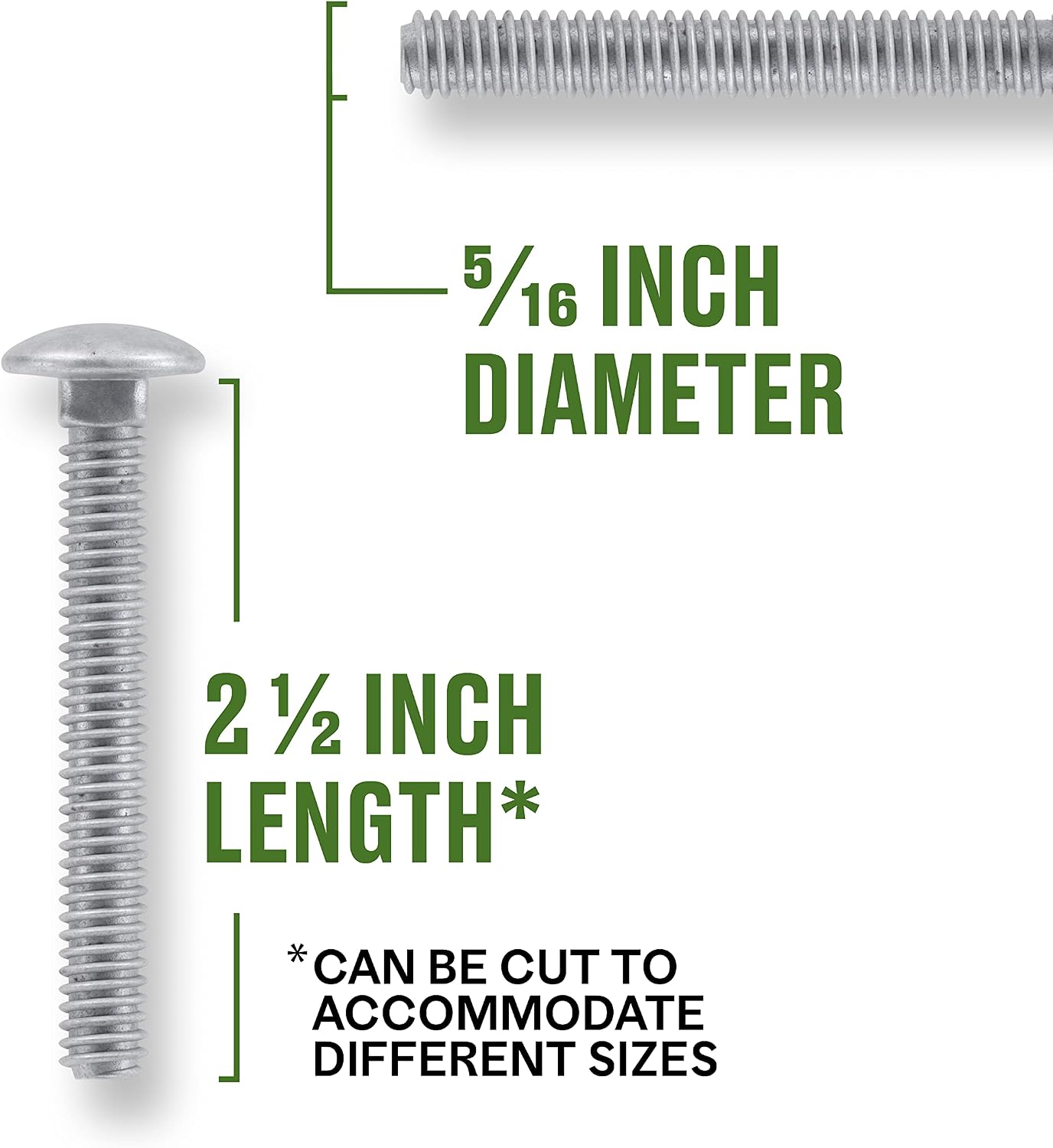 Tornillo CARR 5/16X2-1/2