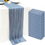 Manteles largos 10ft tela azul bodas