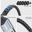 Cable USB A a MicroUSB 2.0 6ft 480Mbps 12W para Kindle Android PS4