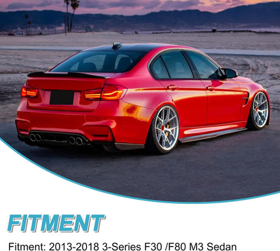 Alerón trasero ABS fibra de carbono para BMW F30/F80 M3