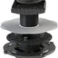 Set 3 abrazaderas PVC E4024 2" negro