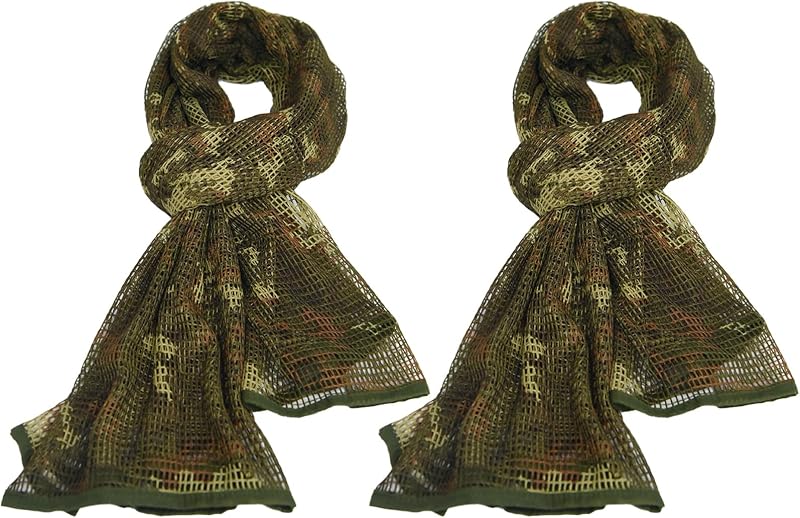 Bufanda táctica camuflaje malla para juegos y deportes