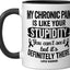 Taza Cerámica Lupus Warrior Negro/Blanco