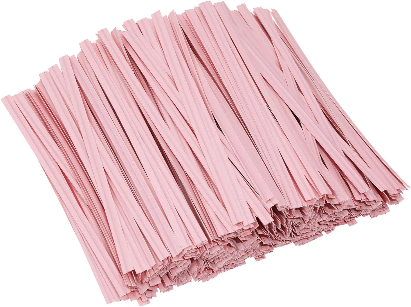 500 Lazo Kraft 4pulg Reutilizable para Pan Tarta Dulces Rosa