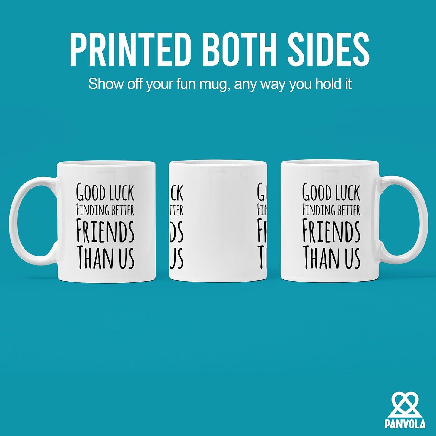 Taza café cerámica 11oz texto blanco