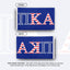 Bandera Pi Kappa patrón lucio 3x5ft letrero decorativo