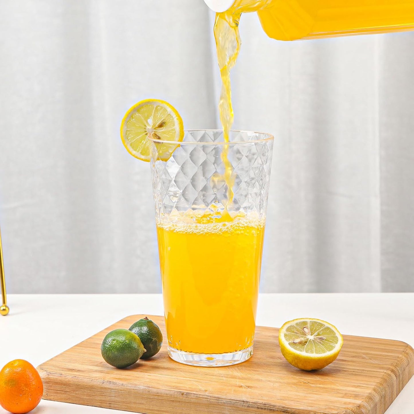 Vasos plástico sin BPA 8un 22oz reutilizables apilables