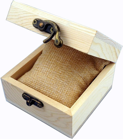 Caja madera para joyas y relojes regalo