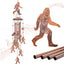 Campanillas de viento Bigfoot para exterior e interior
