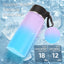 4 Botellas agua niños 16oz aisladas con pajita acero inox
