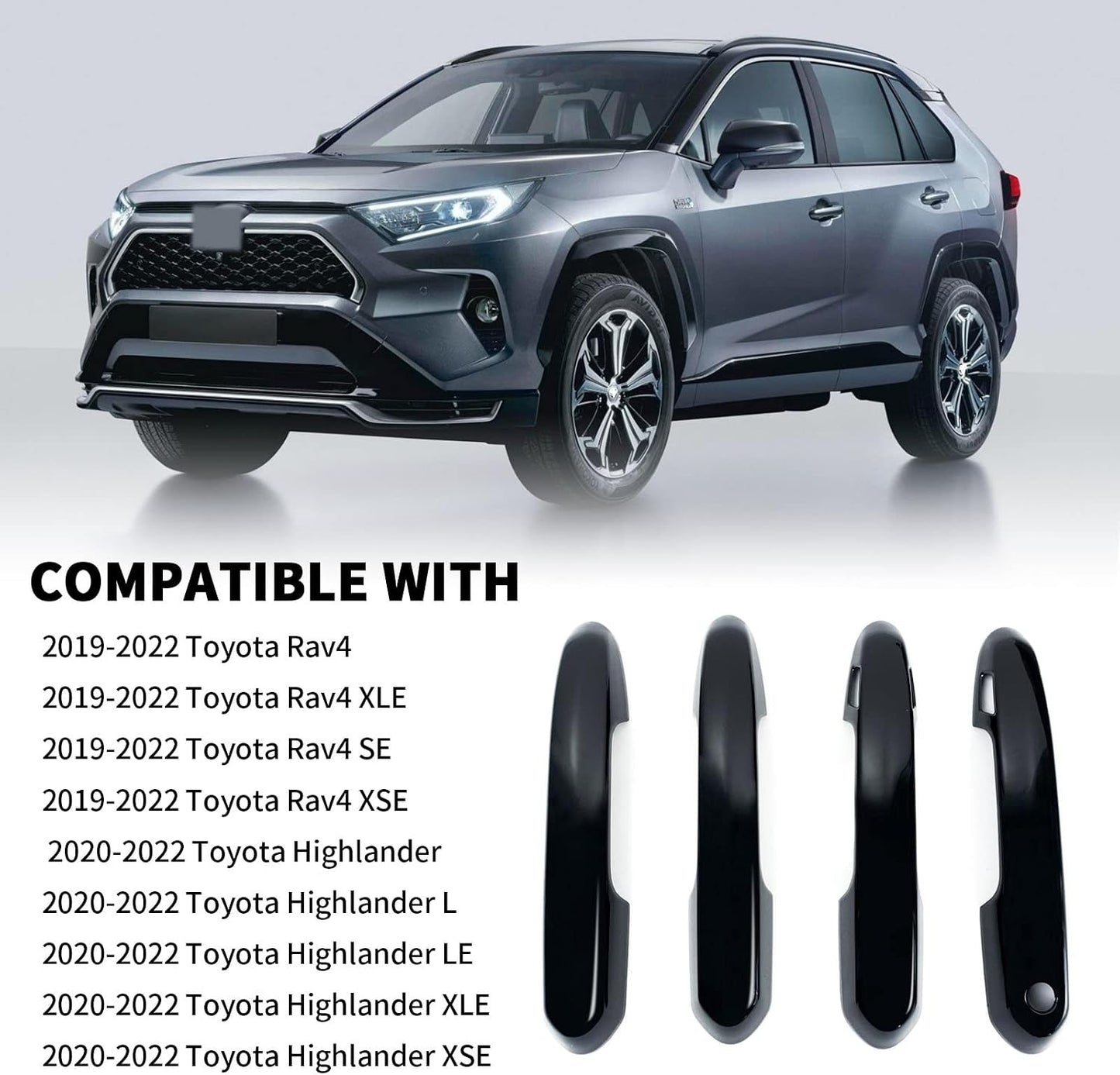 Cubierta manija puerta Toyota Rav4 19-25 Highlander