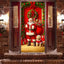 Cubierta puerta Navidad Papá Noel 71x35pulg fondo foto fiesta
