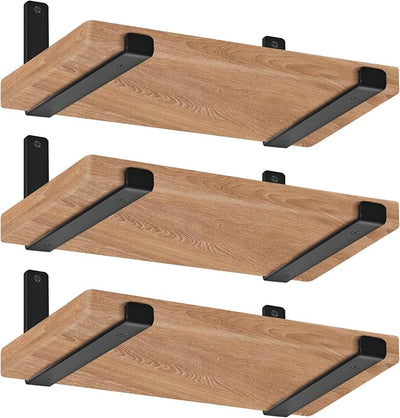 Soportes estante 12pulg para flotante 1/5pulg 6 Pzas