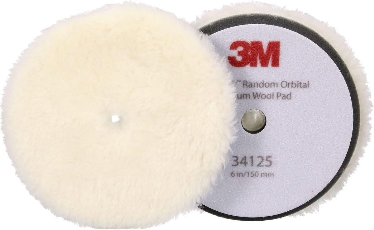 Almohadilla orbital compuesto automotriz 6/150mm blanca