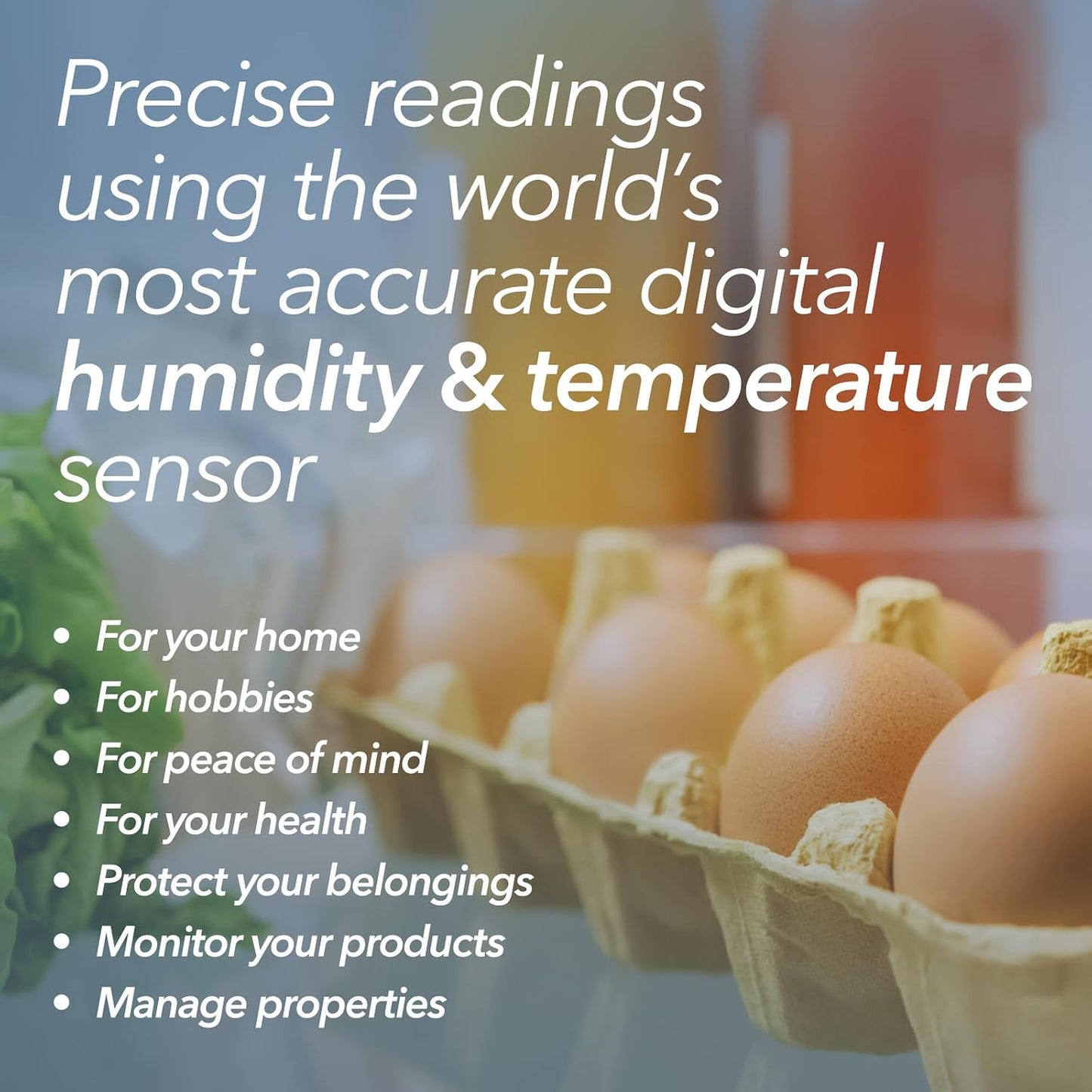 Sensor temperatura humedad con barómetro y app