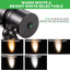 Foco paisaje LED 12V aluminio negro impermeable