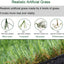 Césped artificial 4x6ft 1.38pulg orificios drenaje