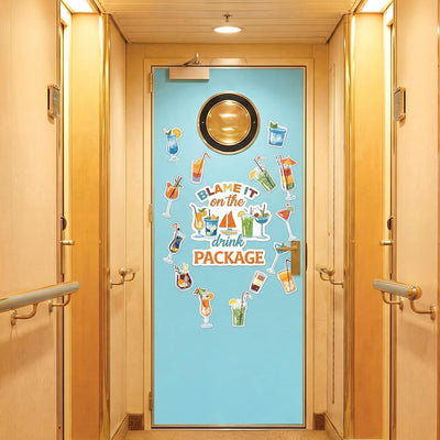 13 Pzas Imanes Crucero Decoración Puerta Verano