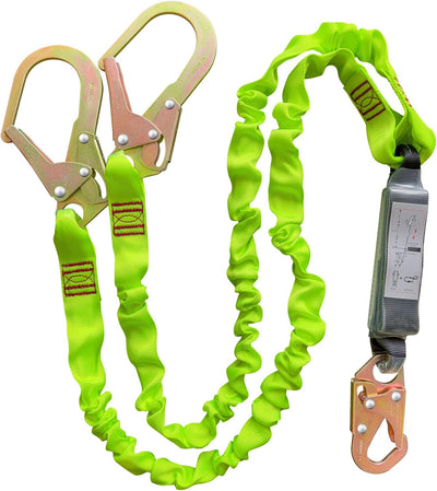 Cordón protección caídas doble pierna 6ft doble gancho