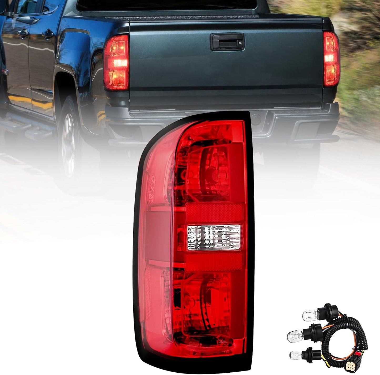 Conjunto luz trasera Chevy Colorado lado conductor