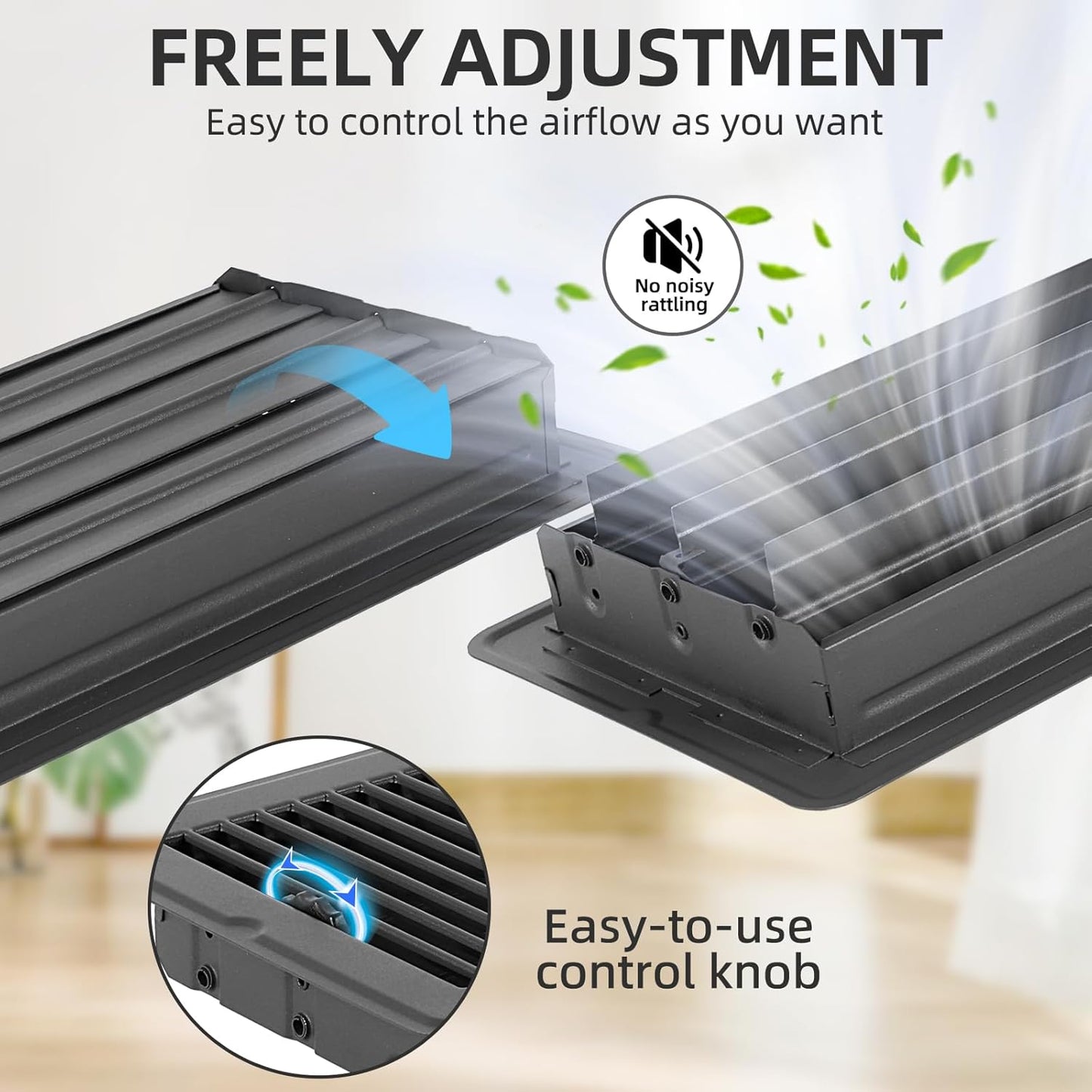 Registro piso 6x12 acero resistente 2 pack
