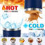 Vaso acero inox 20oz doble pared con tapa y pajita azul oscuro