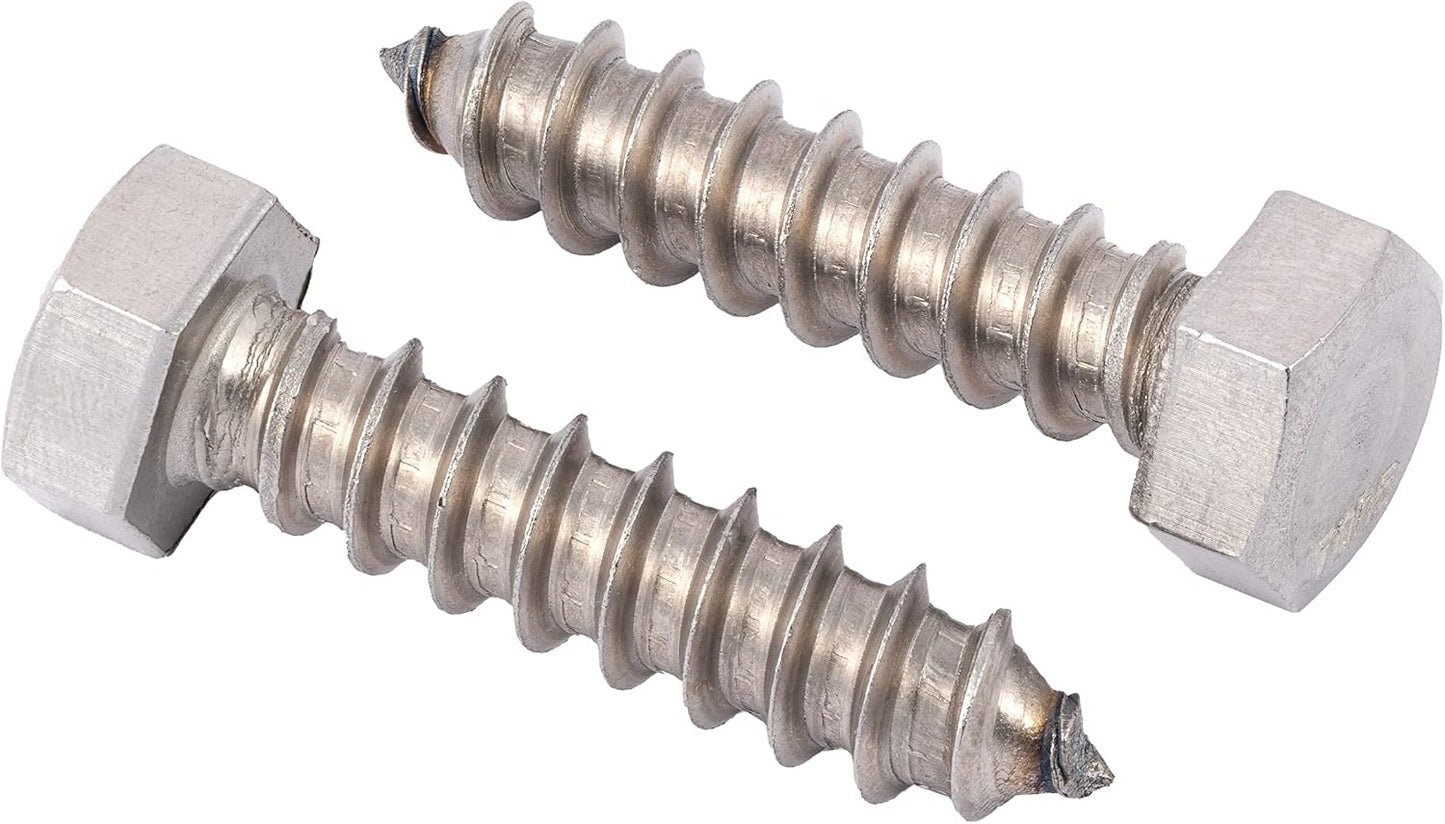 Pernos retraso 3/8x1-1/2 acero inox 18-8 pack 25