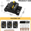 Disyuntor 50A manual 12V-48VDC para auto barco RV